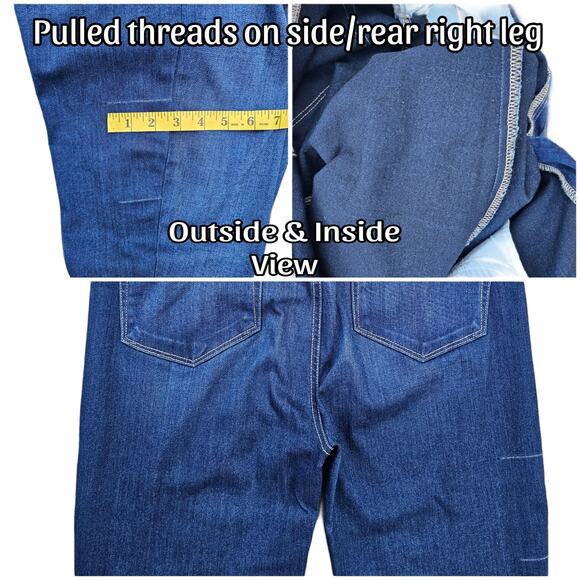 Plus Size 32 PAIGE Jeans Hoxton Skinny Ankle Dark Wash Stretch Denim Crop - Picture 6 of 10